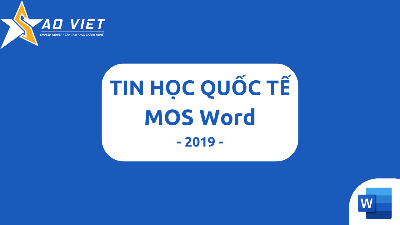 MOS Word 2019